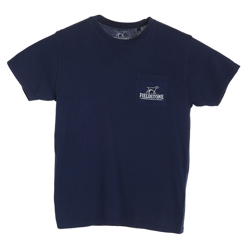 Fieldstone Men's Navy Who's Your Daddy Trump Tee Shirt