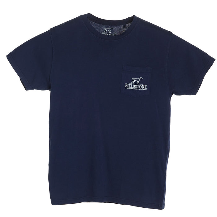 Fieldstone Men's Navy Who's Your Daddy Trump Tee Shirt