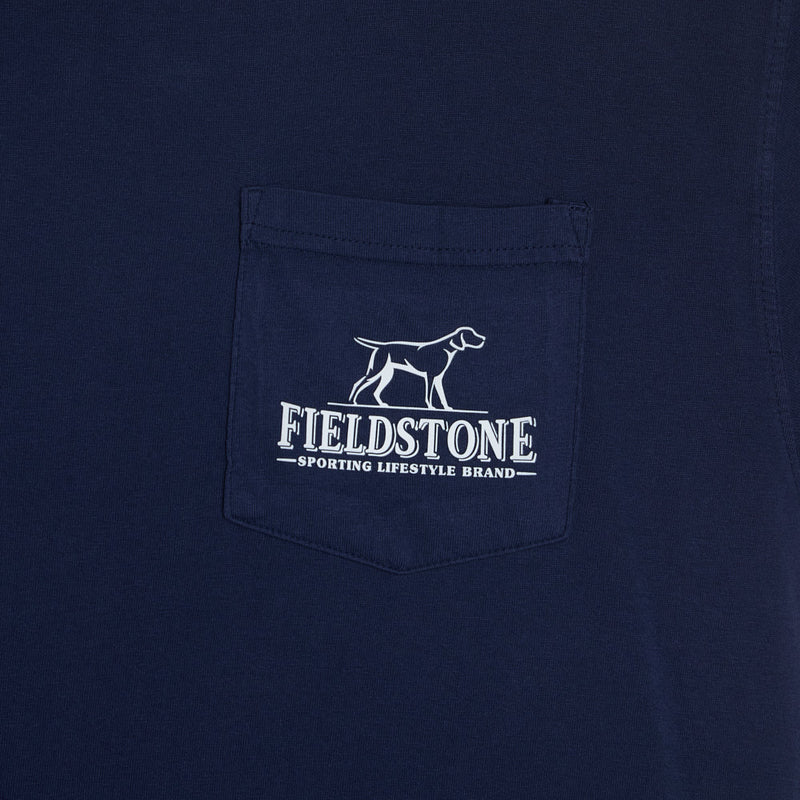 Fieldstone Men's Navy Who's Your Daddy Trump Tee Shirt