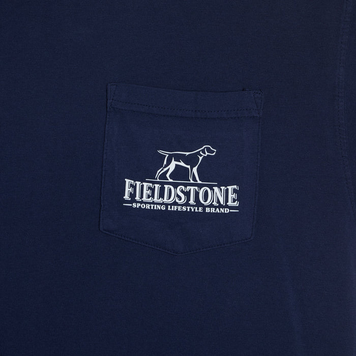 Fieldstone Men's Navy Who's Your Daddy Trump Tee Shirt
