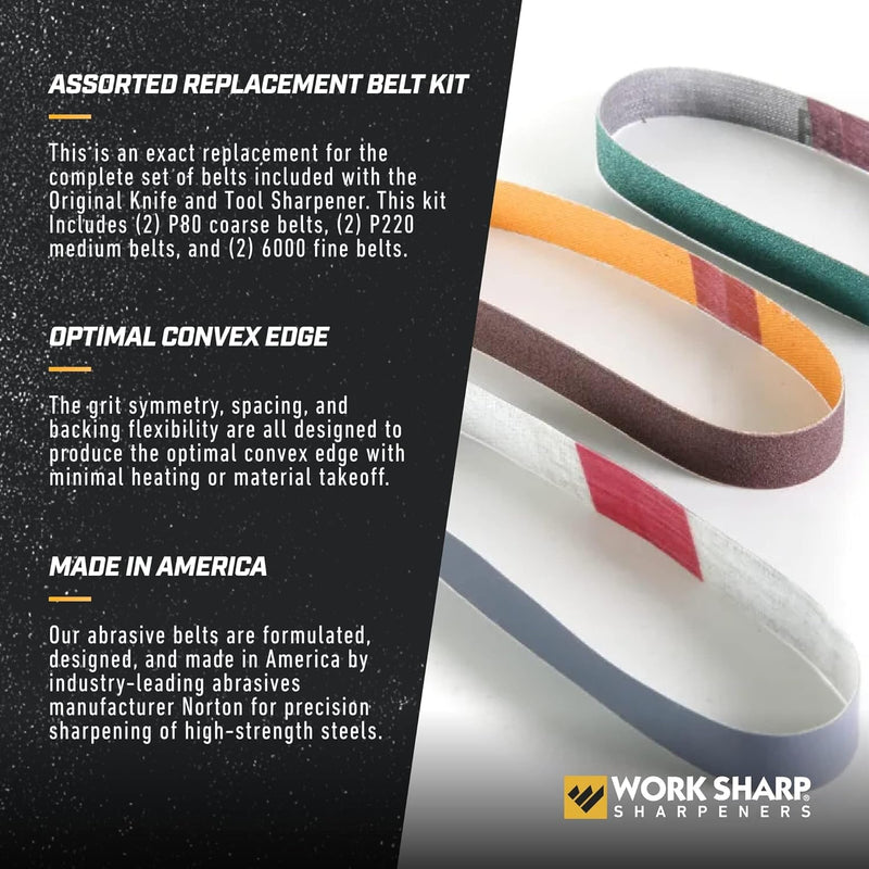 Work Sharp WSKTS Medium P220 Grit Belt Accessory Kit