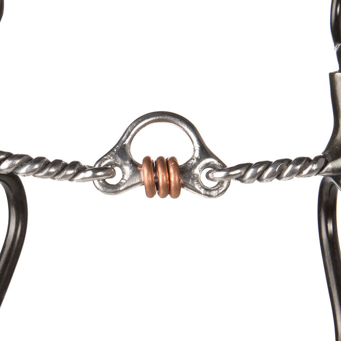Dutton Bits Twisted Wire Low Floating Hood Cavalry Bit
