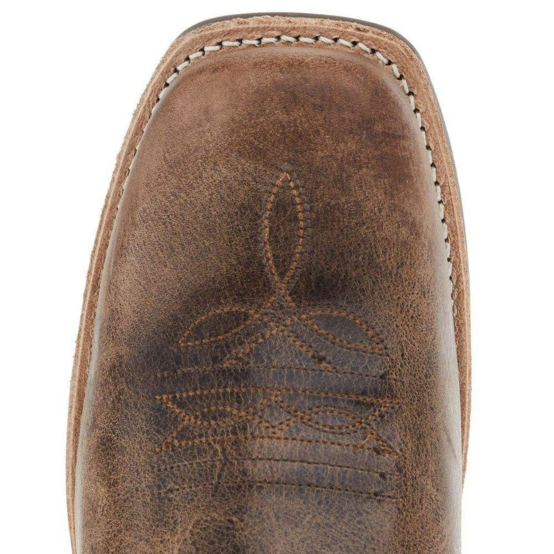 Old West Youth Cactus Light Brown Cutter Toe with Rubber Outsole Boot