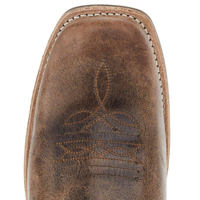 Old West Youth Cactus Light Brown Cutter Toe with Rubber Outsole Boot