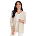 Mud Pie Women's Tan Lyra Blazer