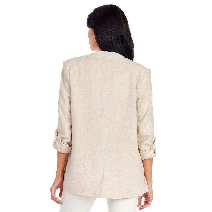 Mud Pie Women's Tan Lyra Blazer