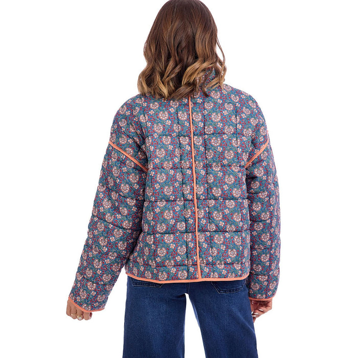 Mud Pie Women's Cher Block Print Jacket