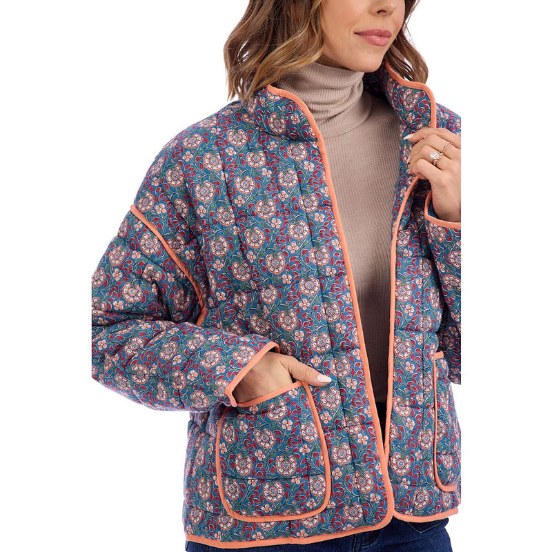 Mud Pie Women's Cher Block Print Jacket