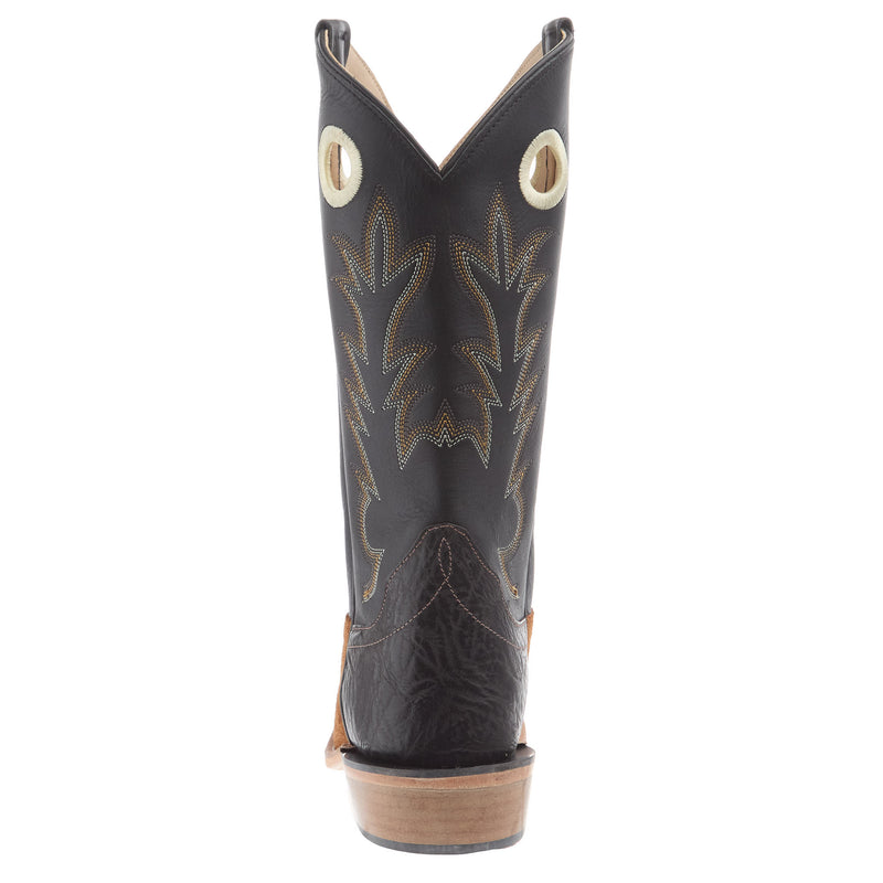 Old West Youth Light Brown Suede w/ Black Heel Counter and Leather Sole