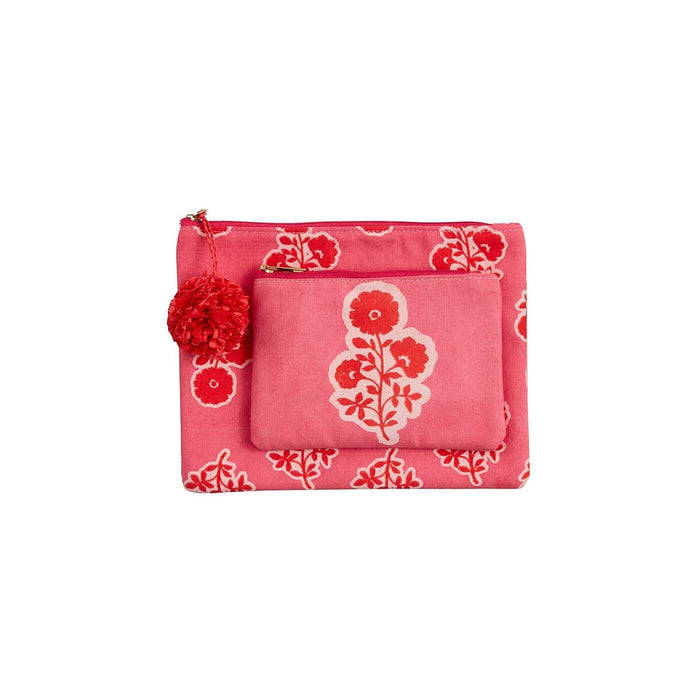Mud Pie Pink Block Print Cast Set