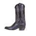 Tony Lama Men's Black Hermoso Full Quill Ostrich 13in. Black Top Cowboy Boots