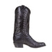 Tony Lama Men's Black Hermoso Full Quill Ostrich 13in. Black Top Cowboy Boots