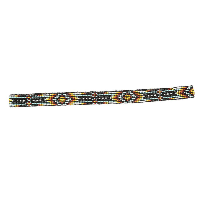 5/8" Beaded Stretch Aztec Hat Band
