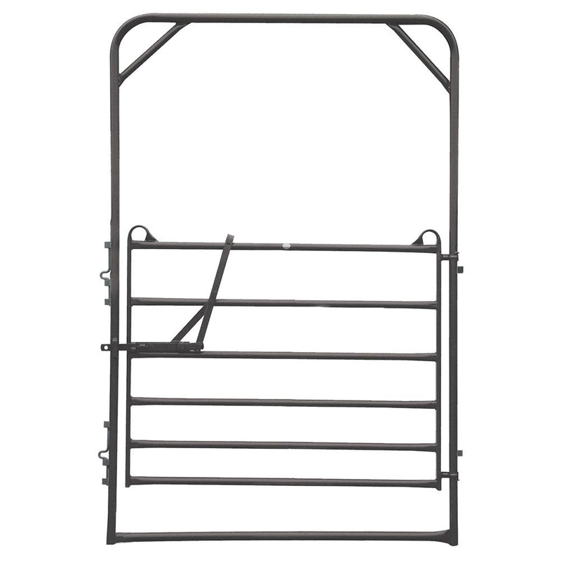 Premier Bow Gate 9`x6`x72in Grey