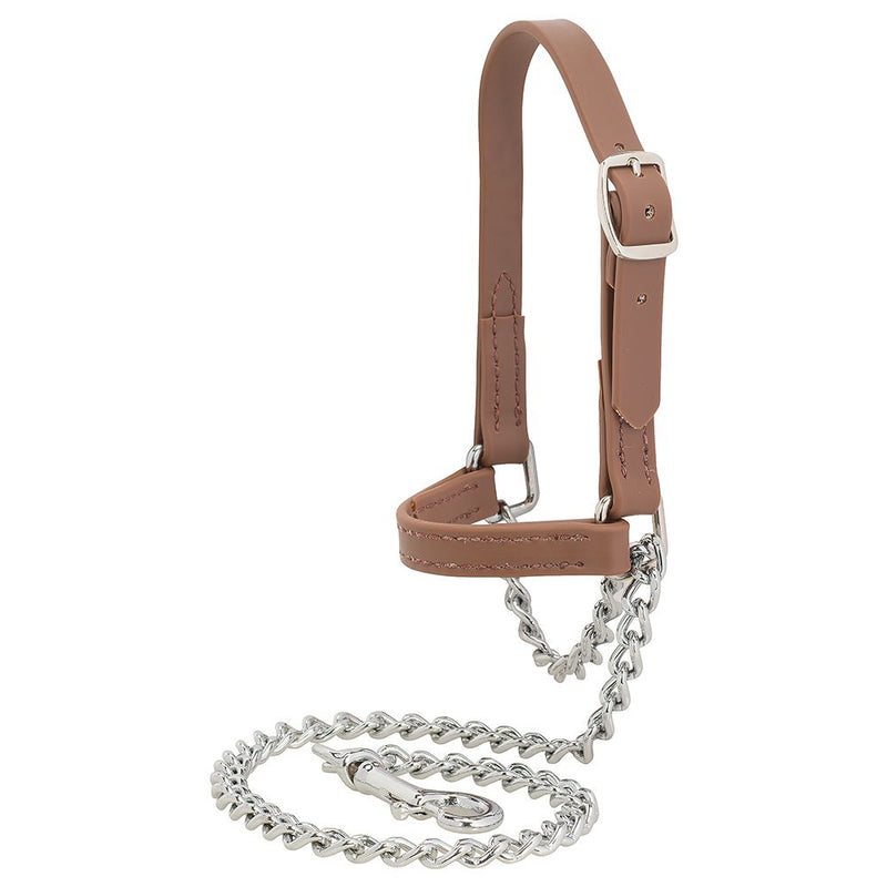 Brahma Goat Halter Large Russet Brown