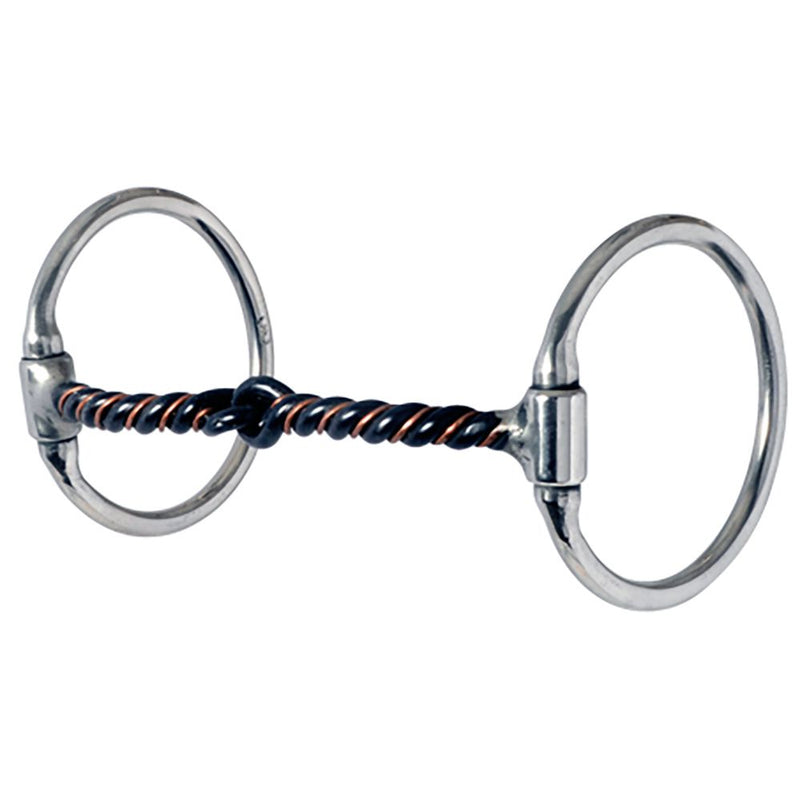 Twisted Sweet and Sour Dee Ring Snaffle Bit