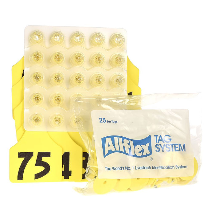 Allflex Large Yellow Ear Tags 76-100