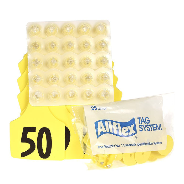 Allflex Yellow Maxi 26-50 Tags