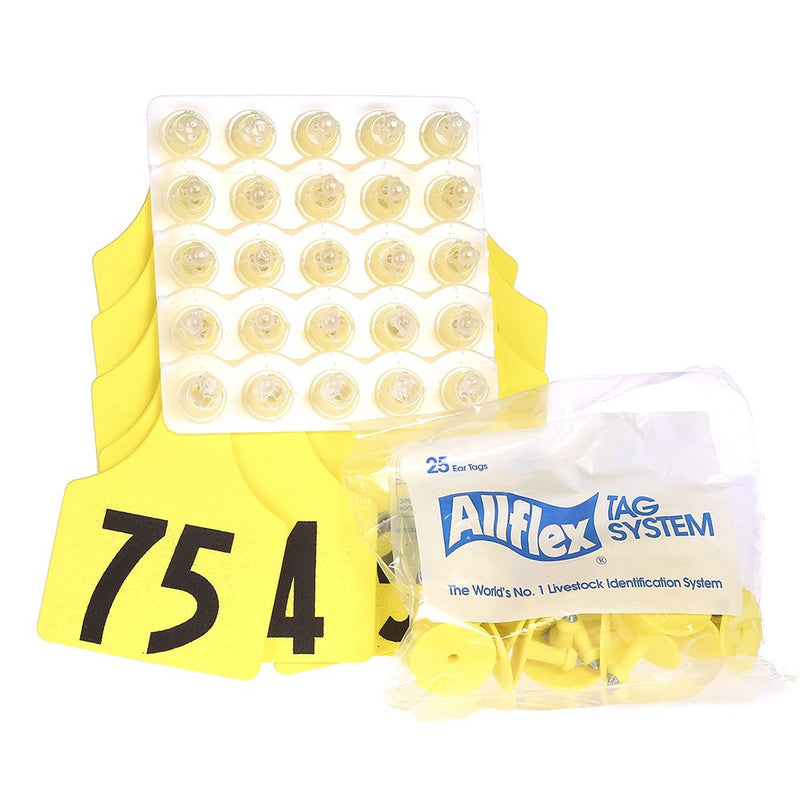 Allflex Yellow Maxi 51-75 Tags