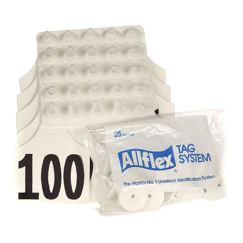 Allflex White Maxi 76-100 Tags