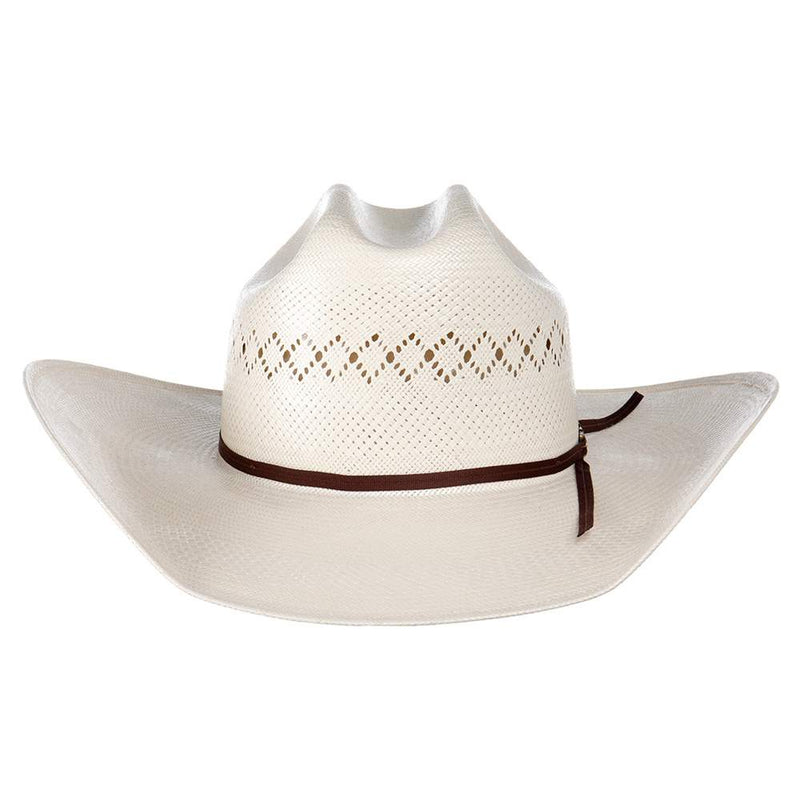 American Hats Co Ivory 8400 4 1/4in. Brim Rancher Crease Straw Cowboy Hat