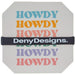 Deny Designs Colorful Howdy Coaster Set