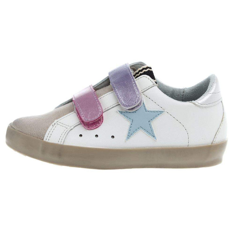 Shu Shop Sunny Toddlers Metallic Purple Velcro Sneaker