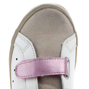 Shu Shop Sunny Toddlers Metallic Purple Velcro Sneaker