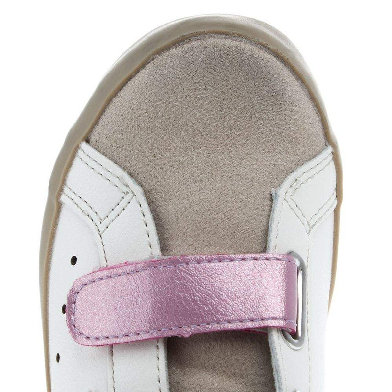 Shu Shop Sunny Toddlers Metallic Purple Velcro Sneaker