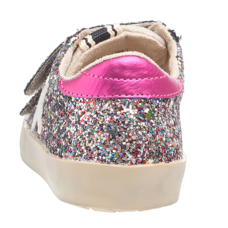Shu Shop Toddlers Sunny Multi Sparkle Velcro Sneaker
