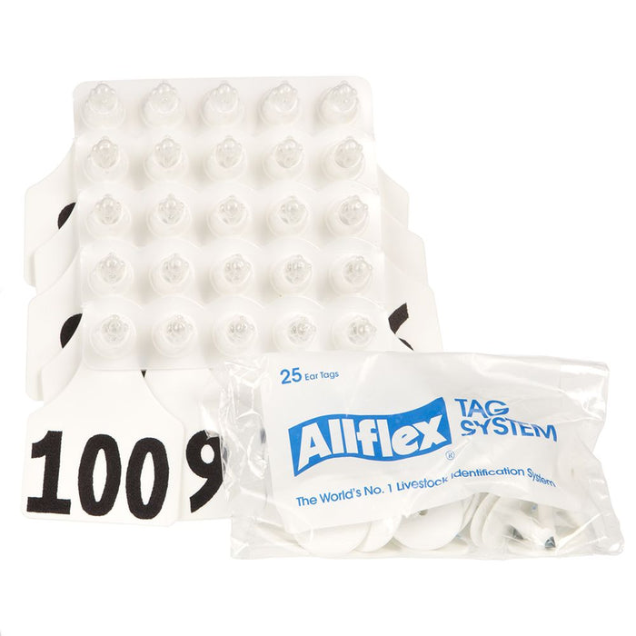 Allflex Large White 76-100 Cattle Ear Tags