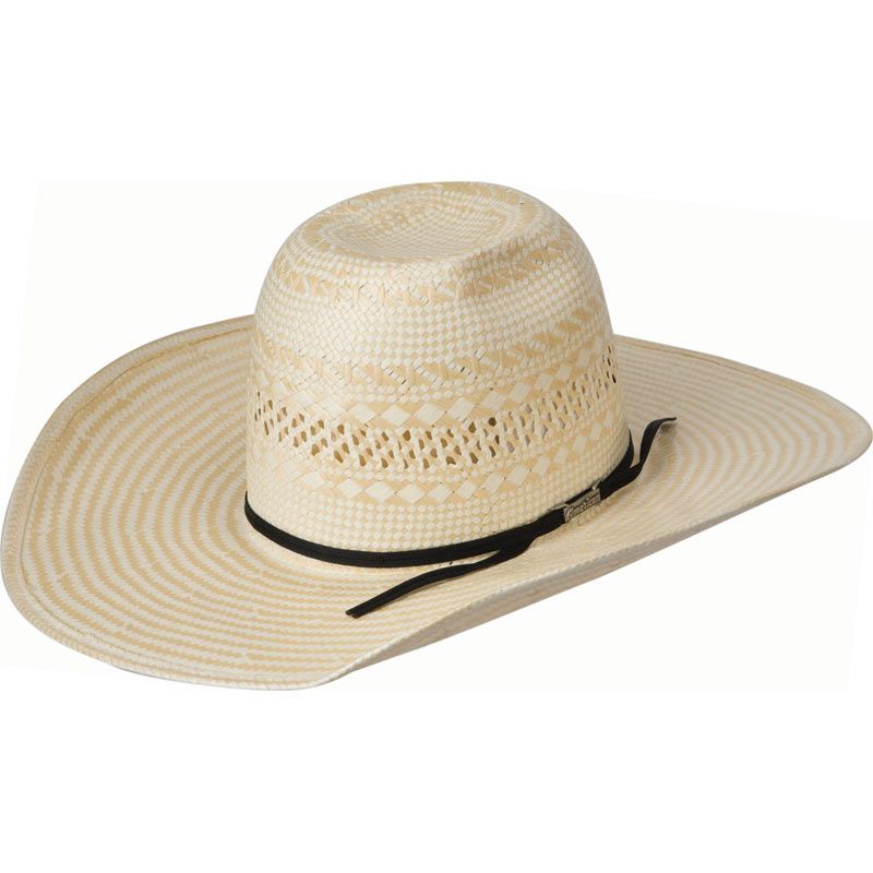 American Hats Natural Poli Rope 4-1/2in. Brim Straw Cowboy Hat