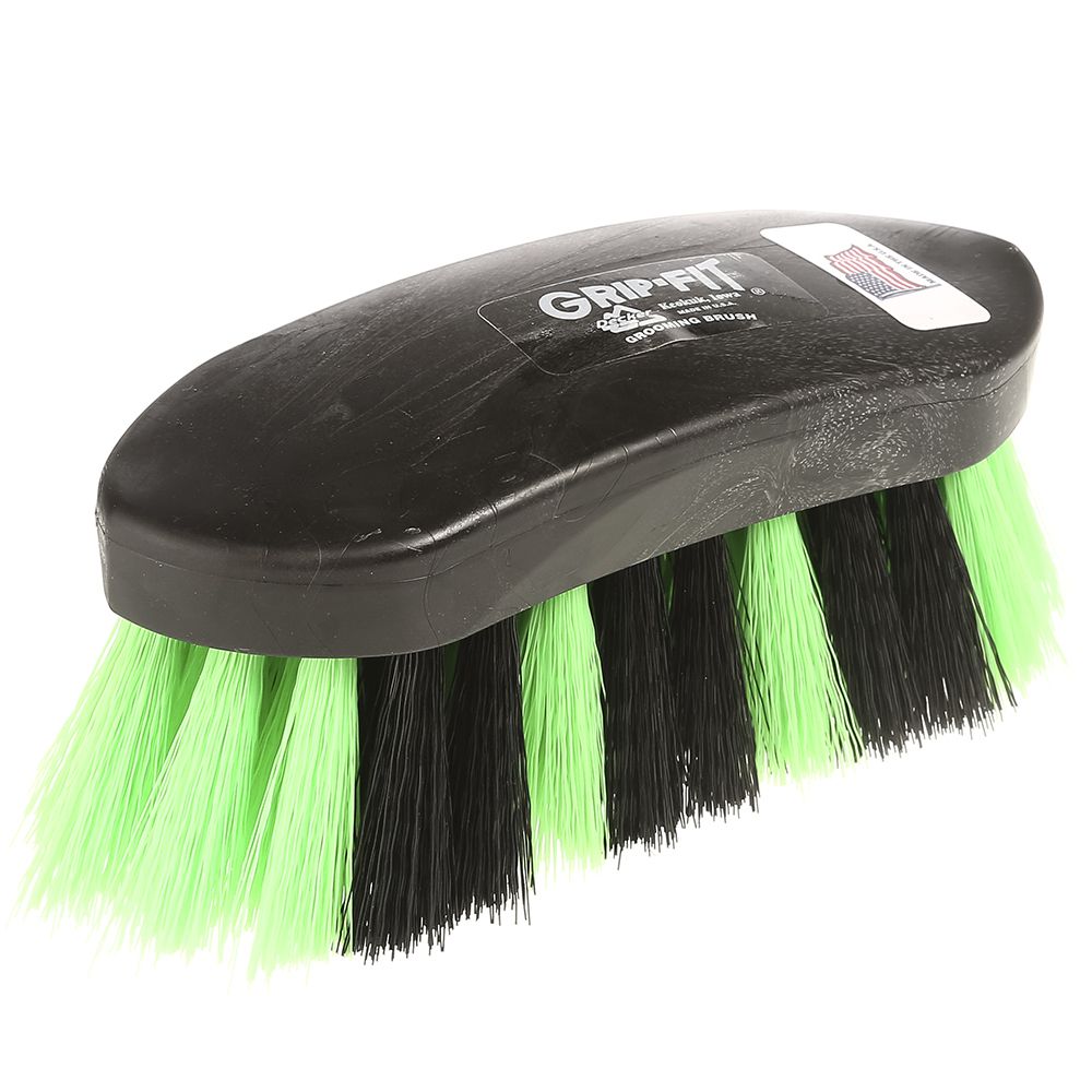 Showman Stiff Bristle Brush With Grip Dot Handle: Chicks Discount