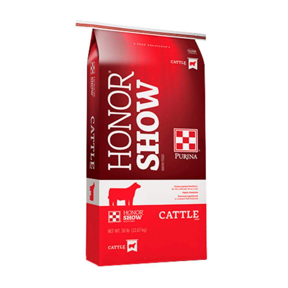 Show chow cattle on sale feed