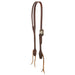 5/8 inch Harness Slit Ear Headstall With Square Indian Head Concho