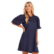 Mud Pie Women's Navy Shallon Dress