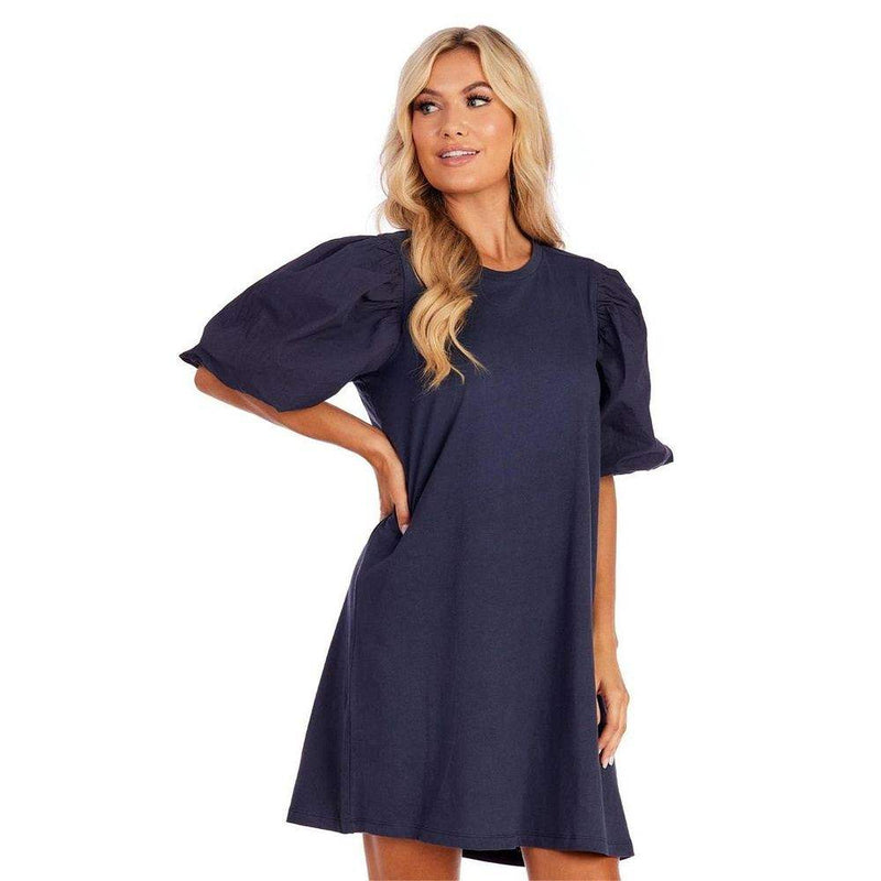 Mud Pie Women's Navy Shallon Dress