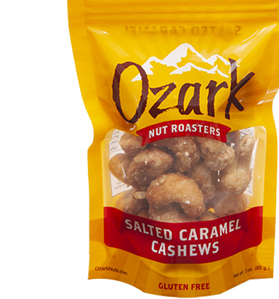 Ozark Nut Roasters Salted Caramel Cashews 3oz