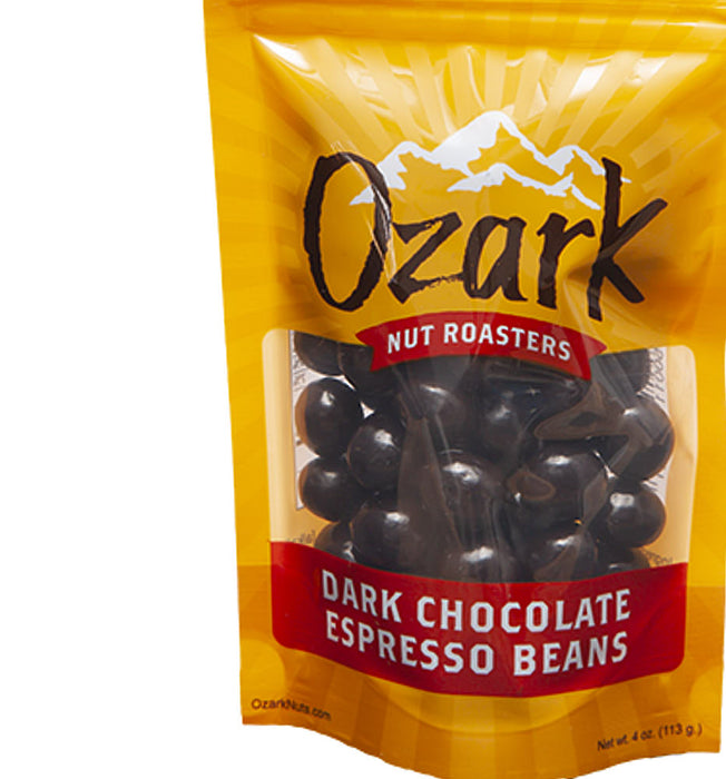 Ozark Nut Roasters Dark Chocolate Espresso Beans 4oz