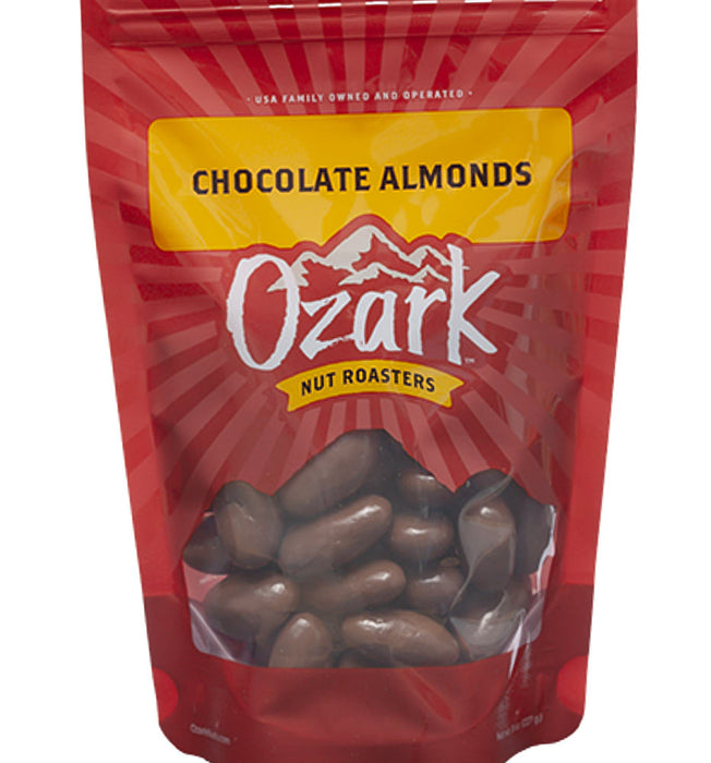 Ozark Nut Roasters Chocolate Almonds 8oz