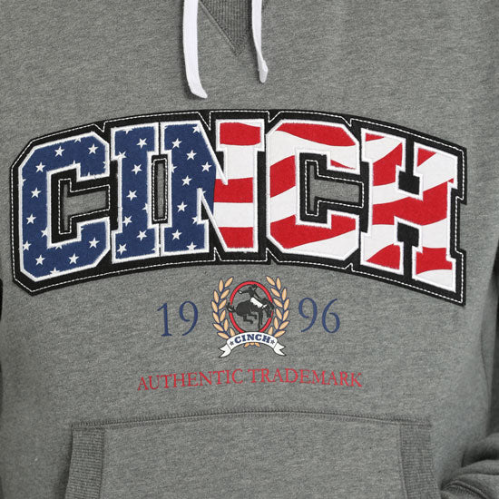 Cinch Men's Grey Hoodie