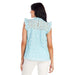 Mud Pie Women's Blue Bianca Eyelet Tank
