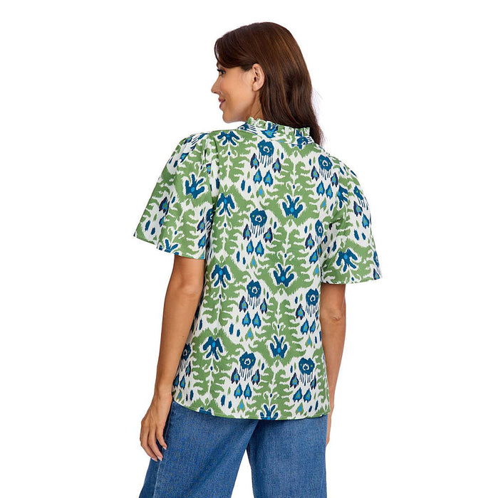 Mud Pie Women`s Chase Flounce Top