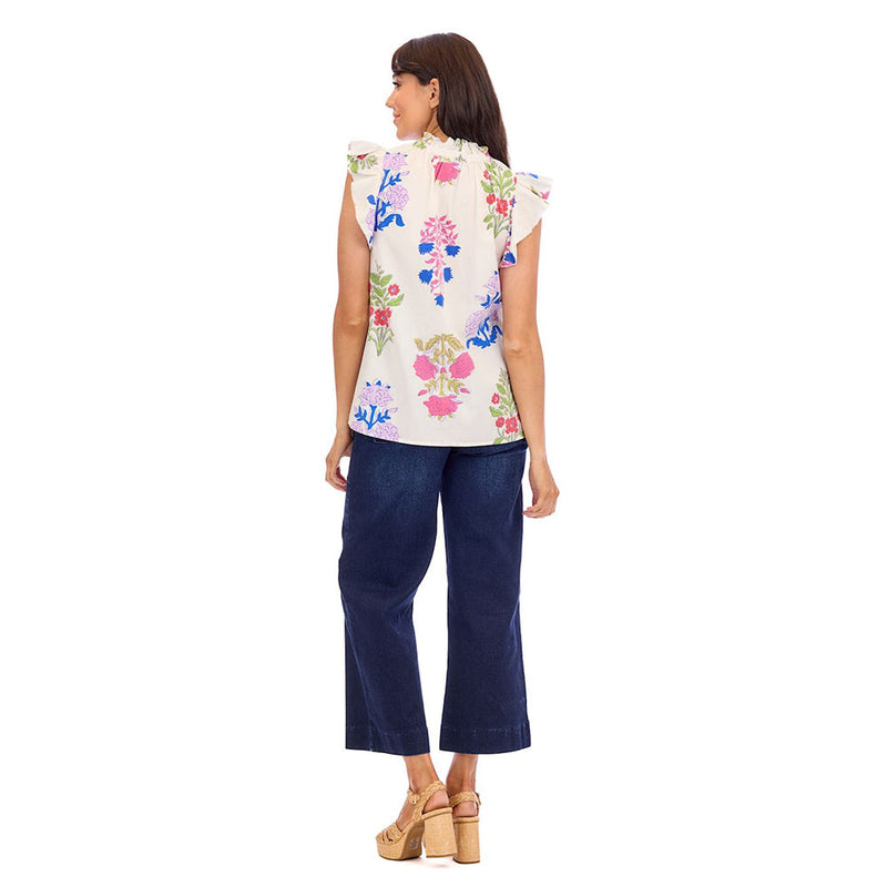 Mud Pie Kenzie Flounce Top