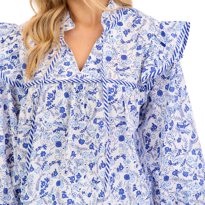 Mud Pie Women's Beaufort Print Top