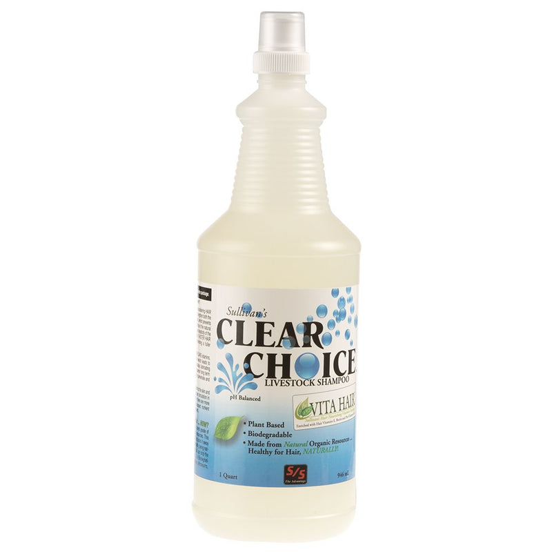 Clear Choice Livestock Shampoo 1Qt Bottle