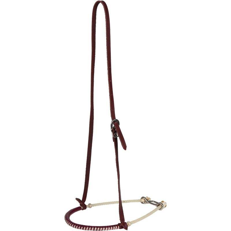 Oxbow Tack Single Rope Leather Covered Oxbow Tack Noseband
