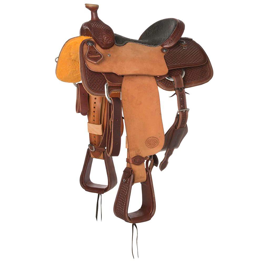 Nrs Roping Saddle Nrs Competitors Heavy Oil 1/2 Breed Windmill Team Roping Saddle