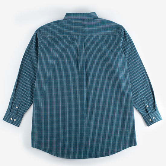 Panhandle Ocean Blue Check Big Shirt