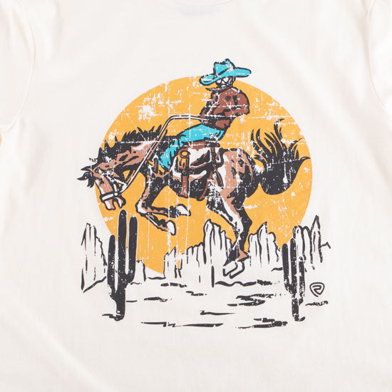 Rock & Roll Denim Buckin Bronc T-Shirt